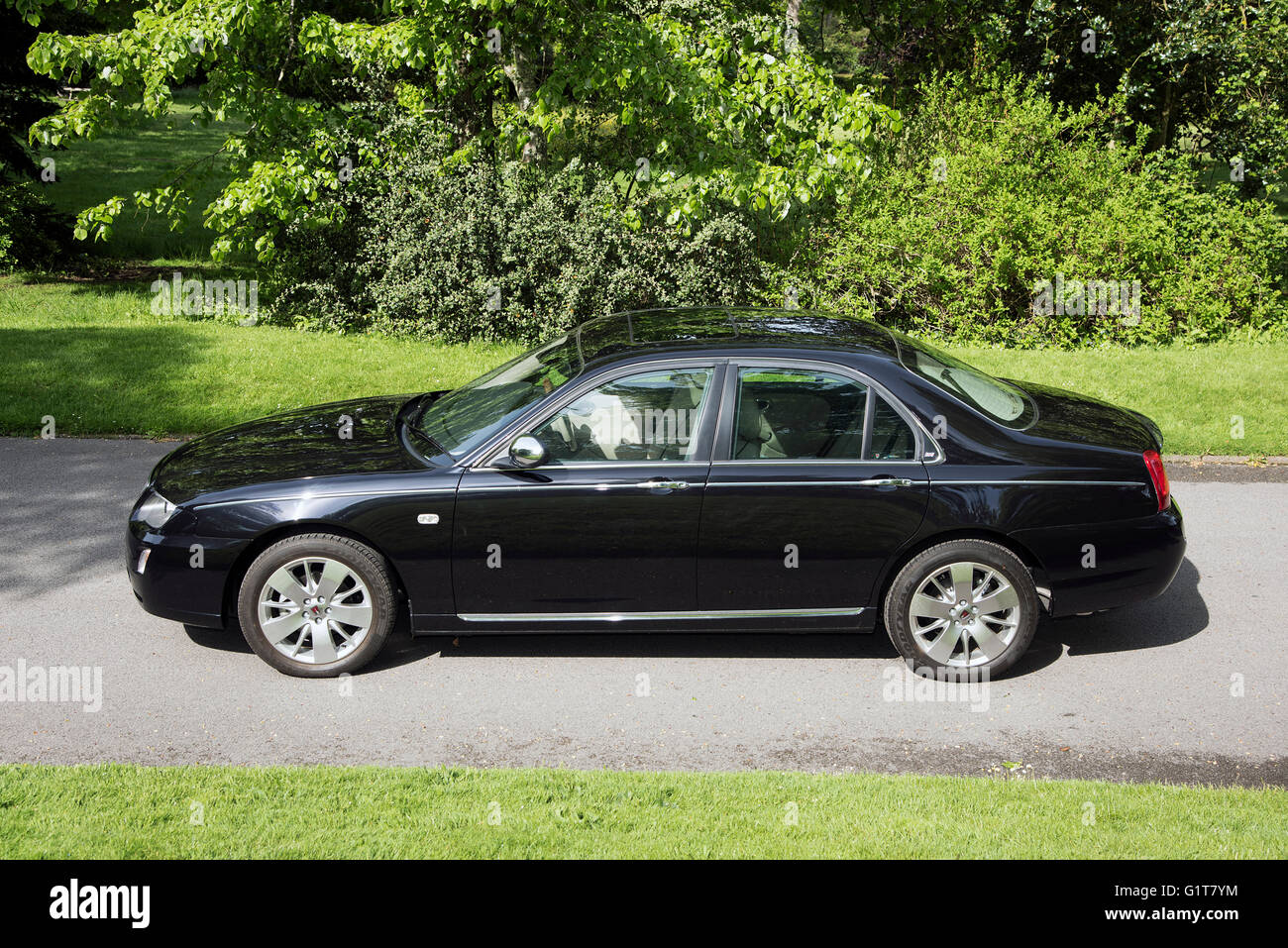 2005-Rover 75. Eines der letzten vom Produktionsband Stockfoto