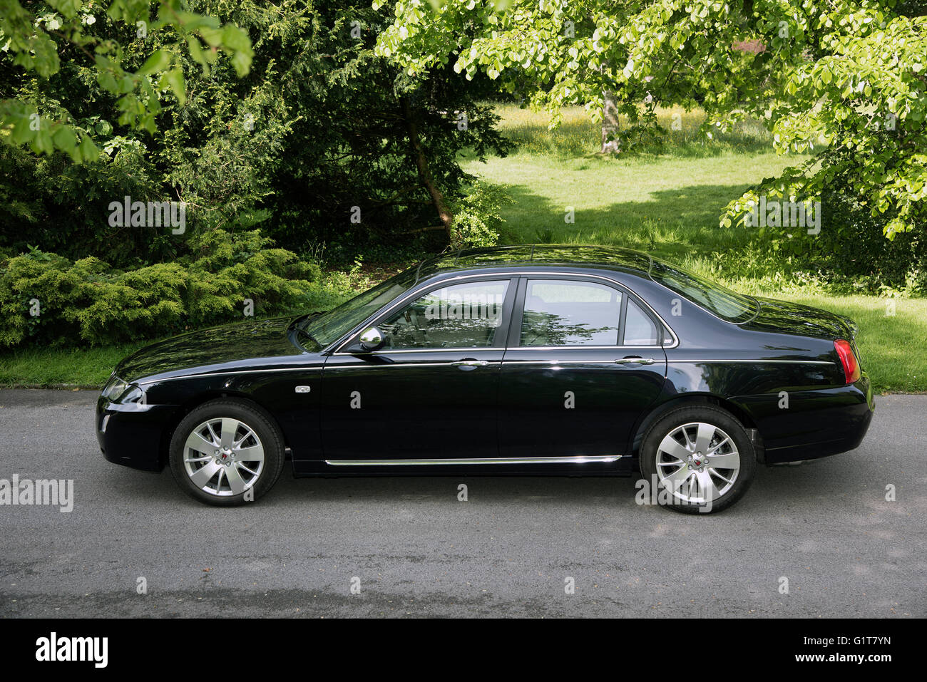 2005-Rover 75. Eines der letzten vom Produktionsband Stockfoto