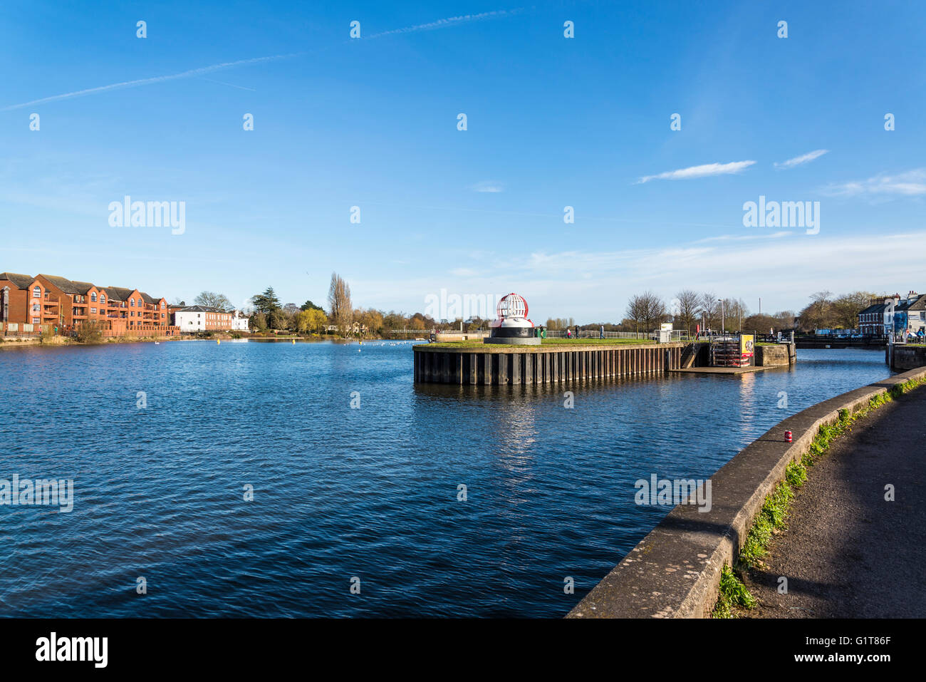 Exeter, Fluß Exe, Devon, England, Vereinigtes Königreich Stockfoto