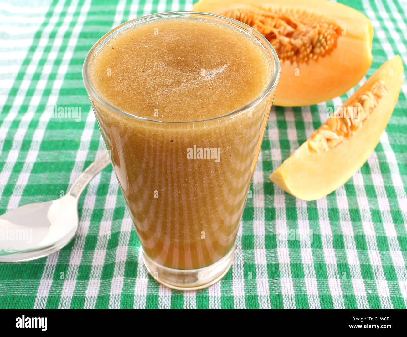 Melone Saft Stockfoto