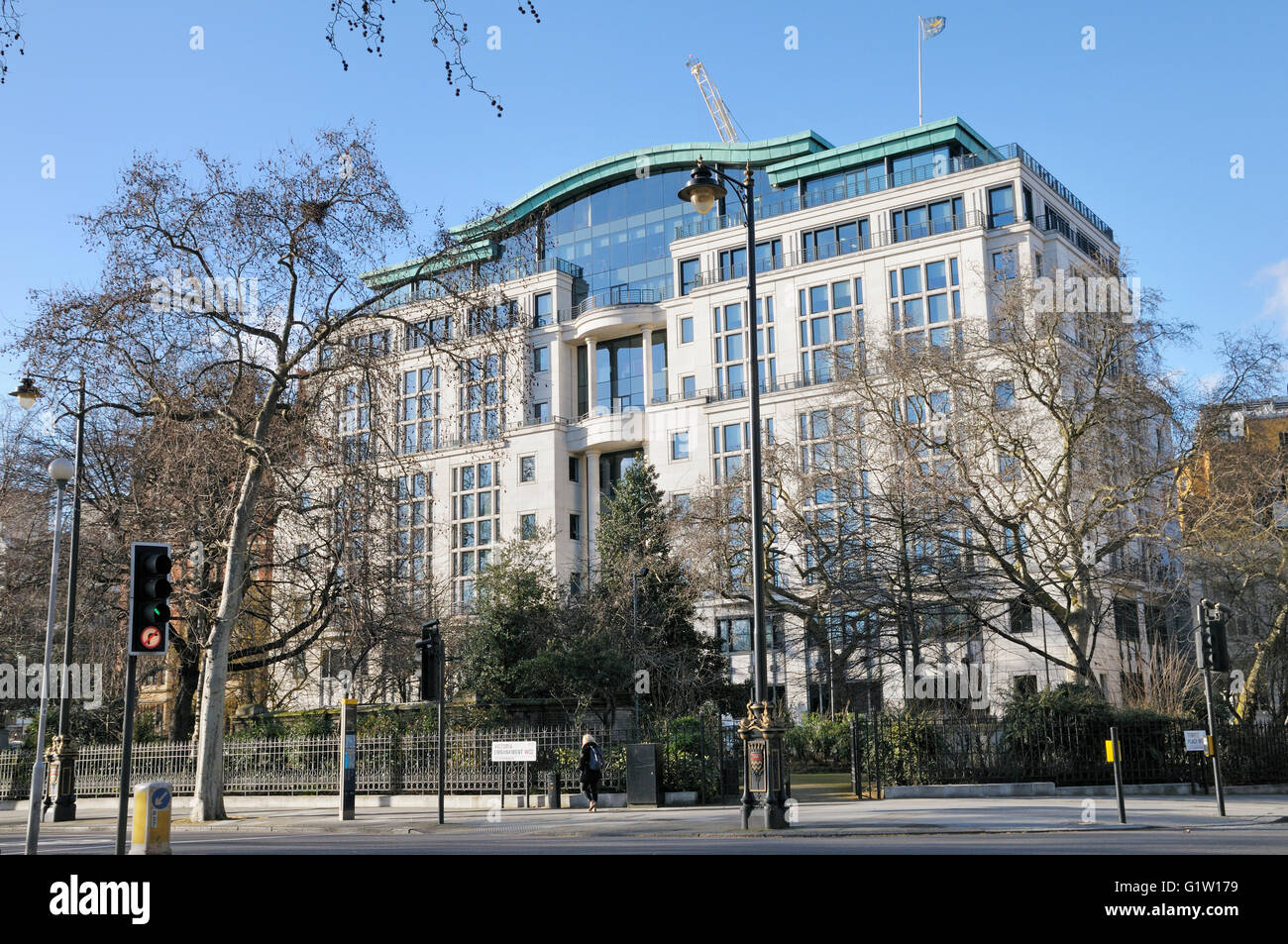 British American Tobacco (BAT) zentrale Globe House, 4 Temple Place, London, England, UK Stockfoto
