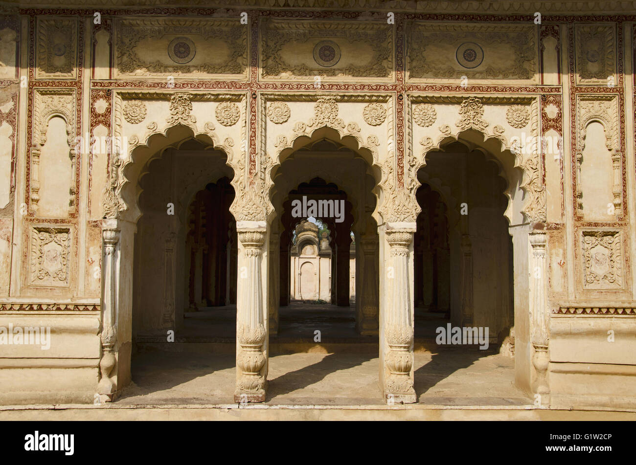 Chhatri des Maharadschas parikshat, 7 Raja von datia (1801 bis 1839), datia, Madhya Pradesh, Indien Stockfoto