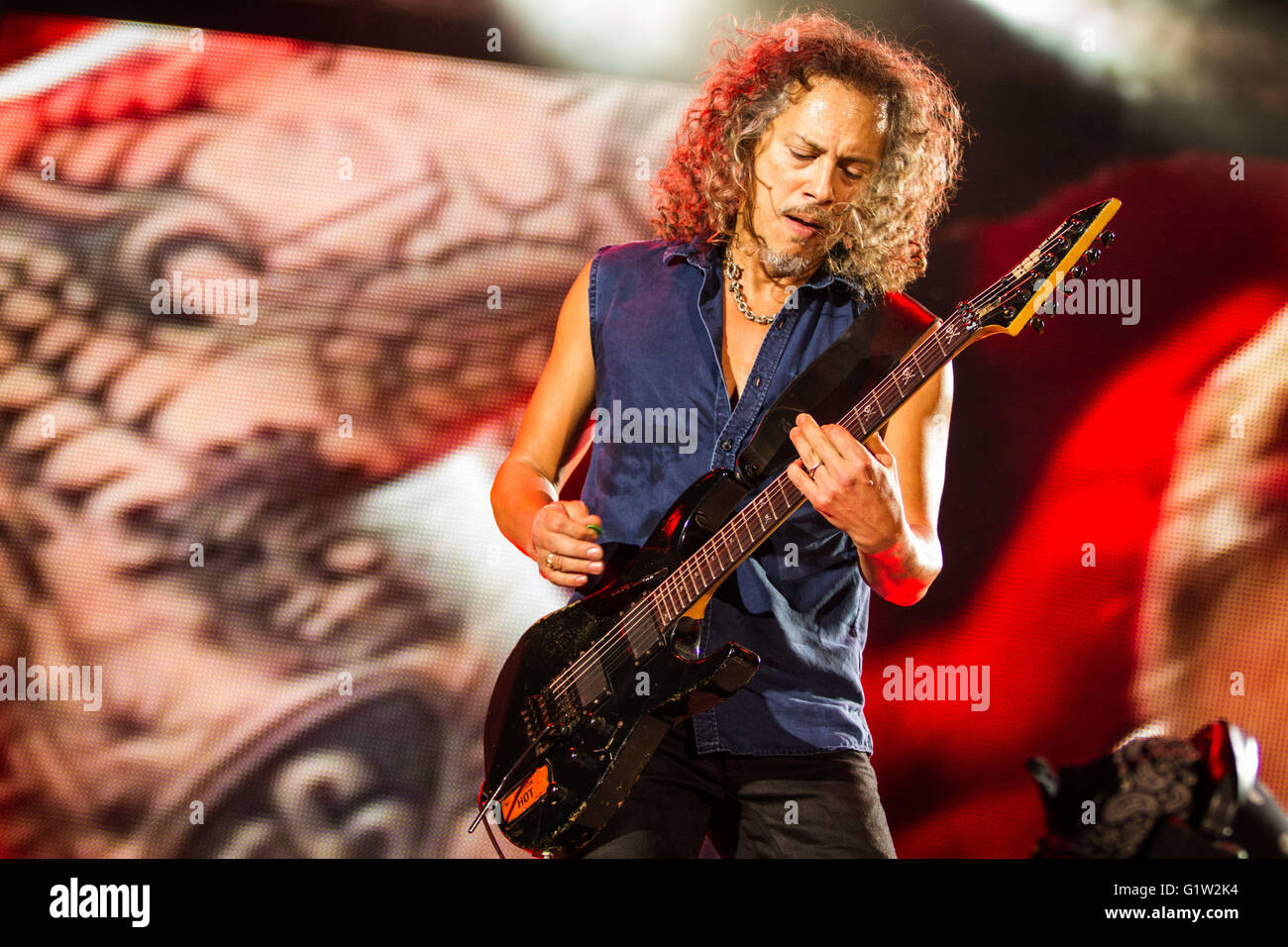 Mailand, Italien 2. Juni 2015 Metallica live am Sonisphere Festival Mailand führt. © Davide Merli / Alamy Live News Stockfoto