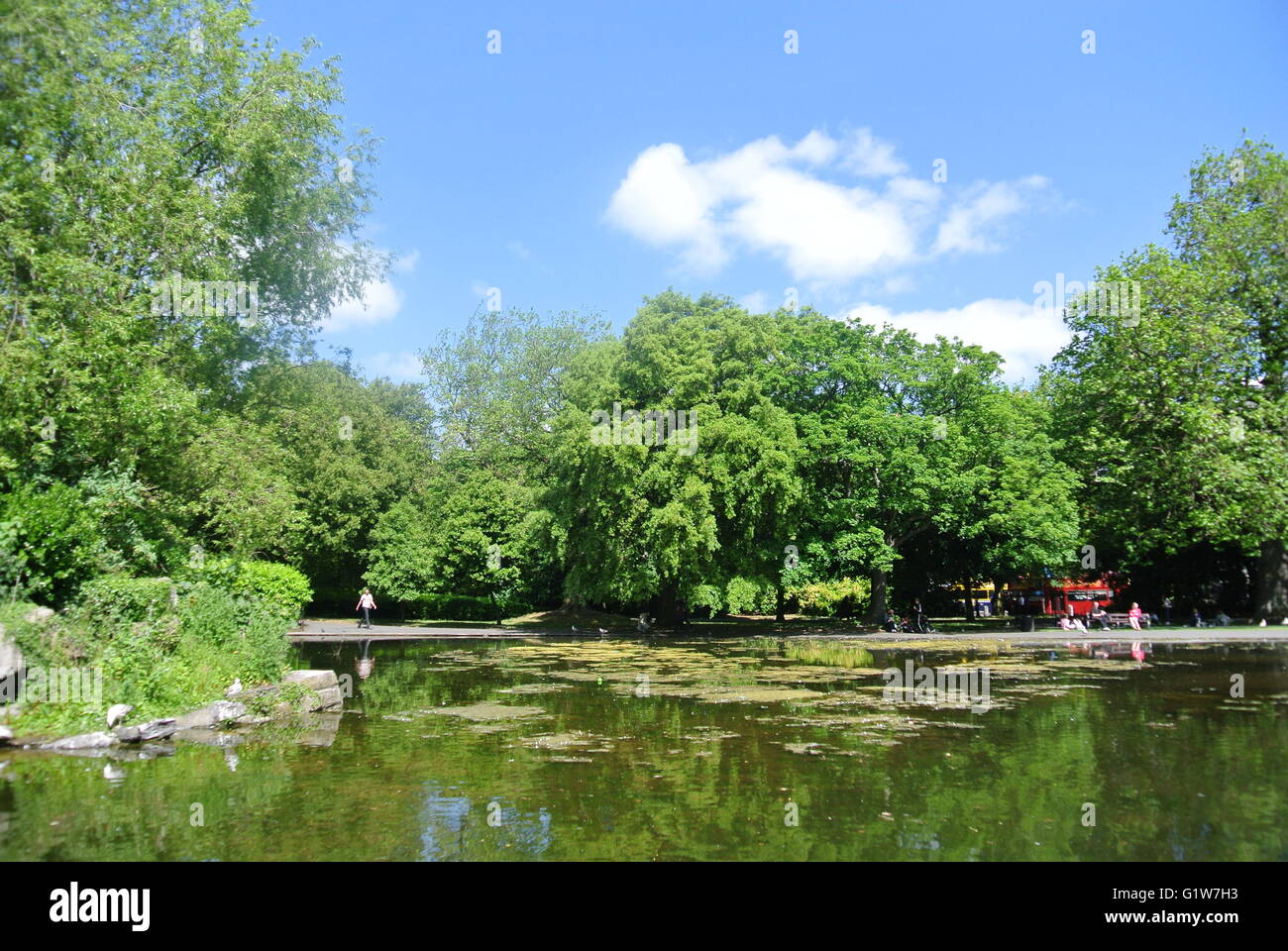 St.-Stephans grünen park Stockfoto