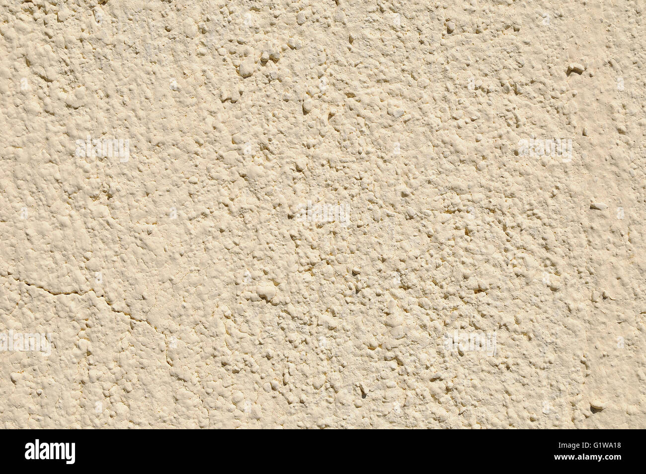 bemalte Wand mit Beige Drop Textur oder Hintergrund Stockfoto