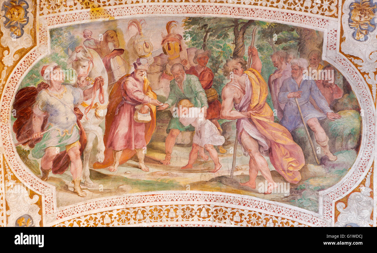 Rom, Italien - 11. März 2016: Die Esau verkauft sein Erstgeburtsrecht von Prospero Orsi (1560er Jahren-1630 s). Stockfoto