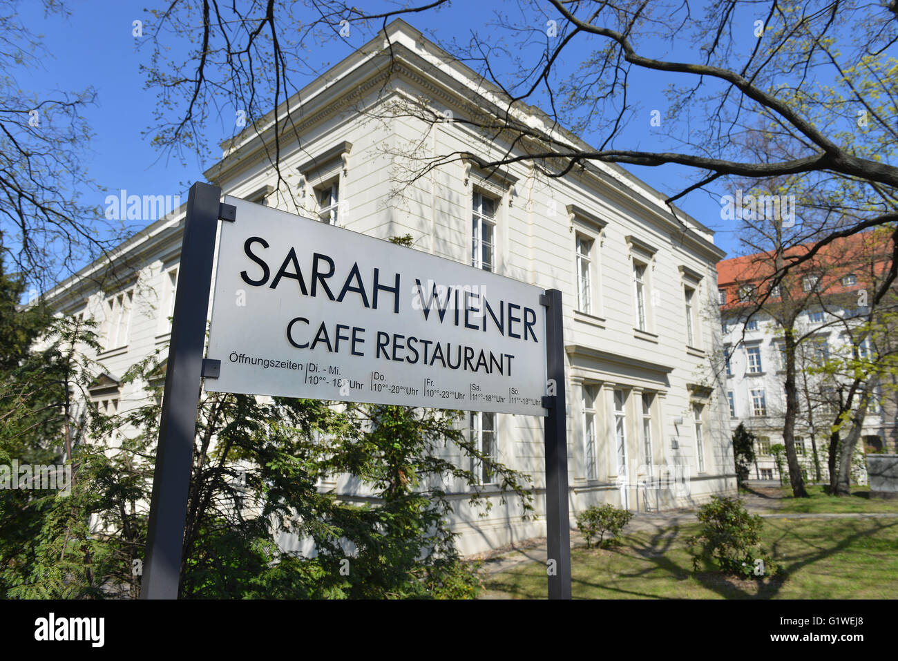Restaurant Sarah Wiener, Invalidenstraße, Mitte, Berlin, Deutschland Stockfoto