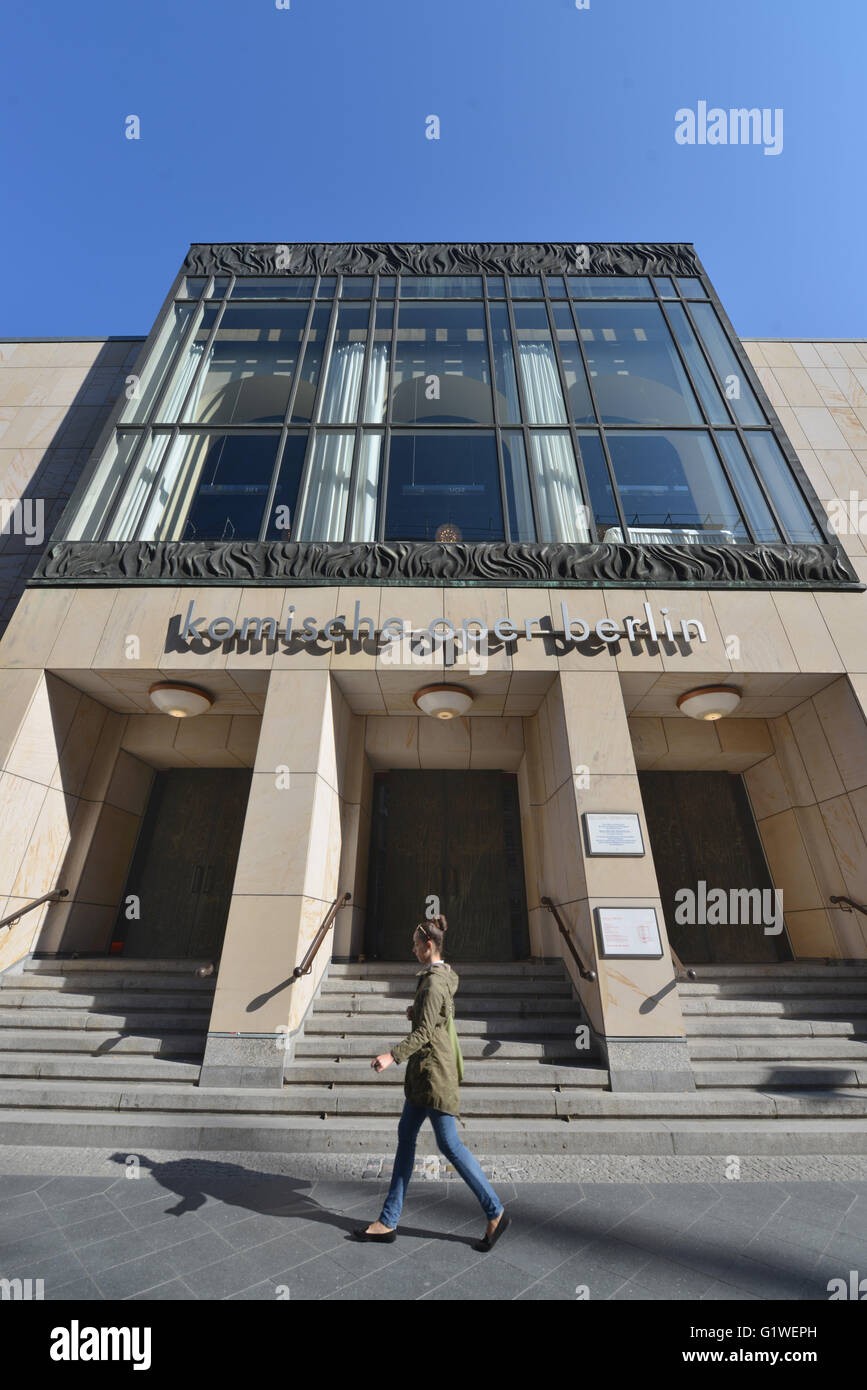 Komische Oper, Behrenstraße, Mitte, Berlin, Deutschland Stockfoto