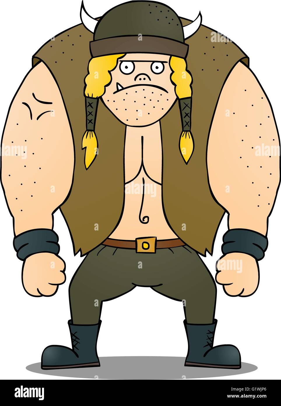 Wikinger Caton Cartoon wikinger Stock-Vektorgrafiken kaufen - Alamy
