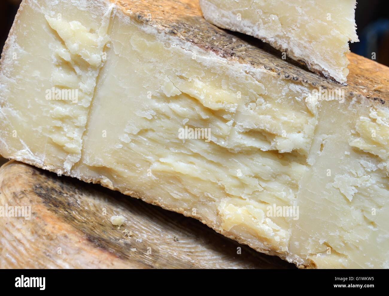 PECORINO-Käse im Borough Market SE London Stockfoto