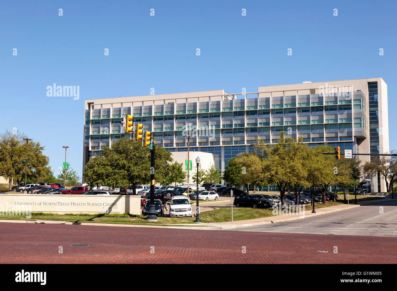 Der University of North Texas Health Science Center in der Stadt Fort Worth Stockfoto