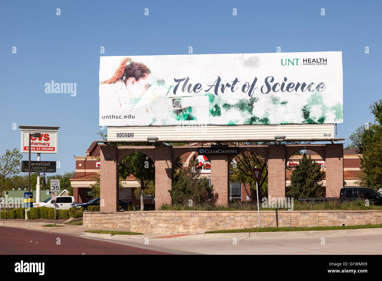 Die Kunst der Wissenschaft - der University of North Texas Health Science Center in Fort Worth Stockfoto