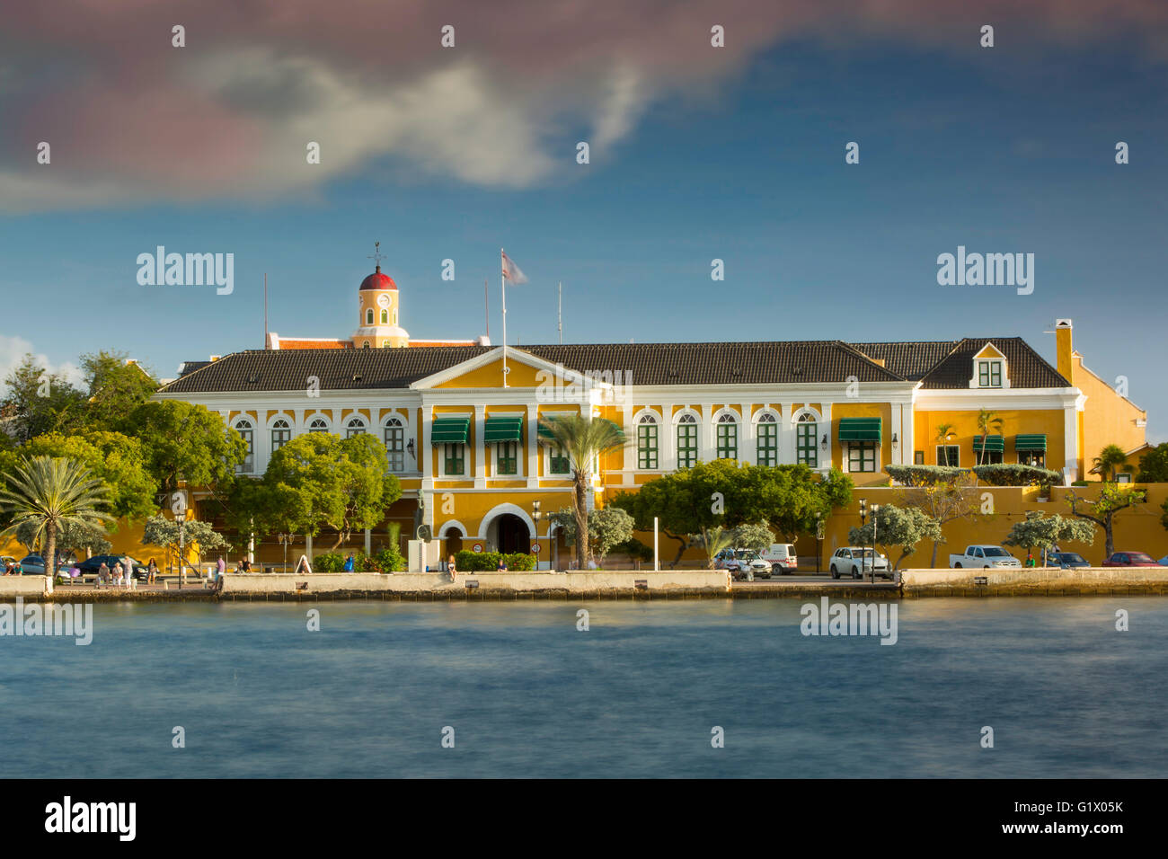 Gouverneurs Manison, Willemstad, Curacao, Niederlande-Antillen Stockfoto