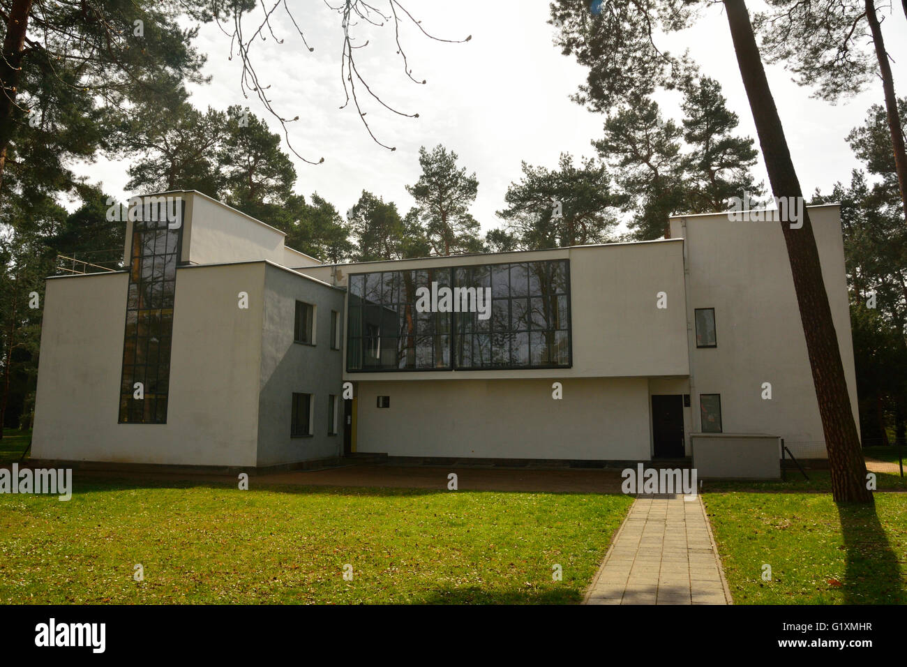 Blick auf das Haus Kandinsky / Klee in Dessau-Roßlau Stockfoto