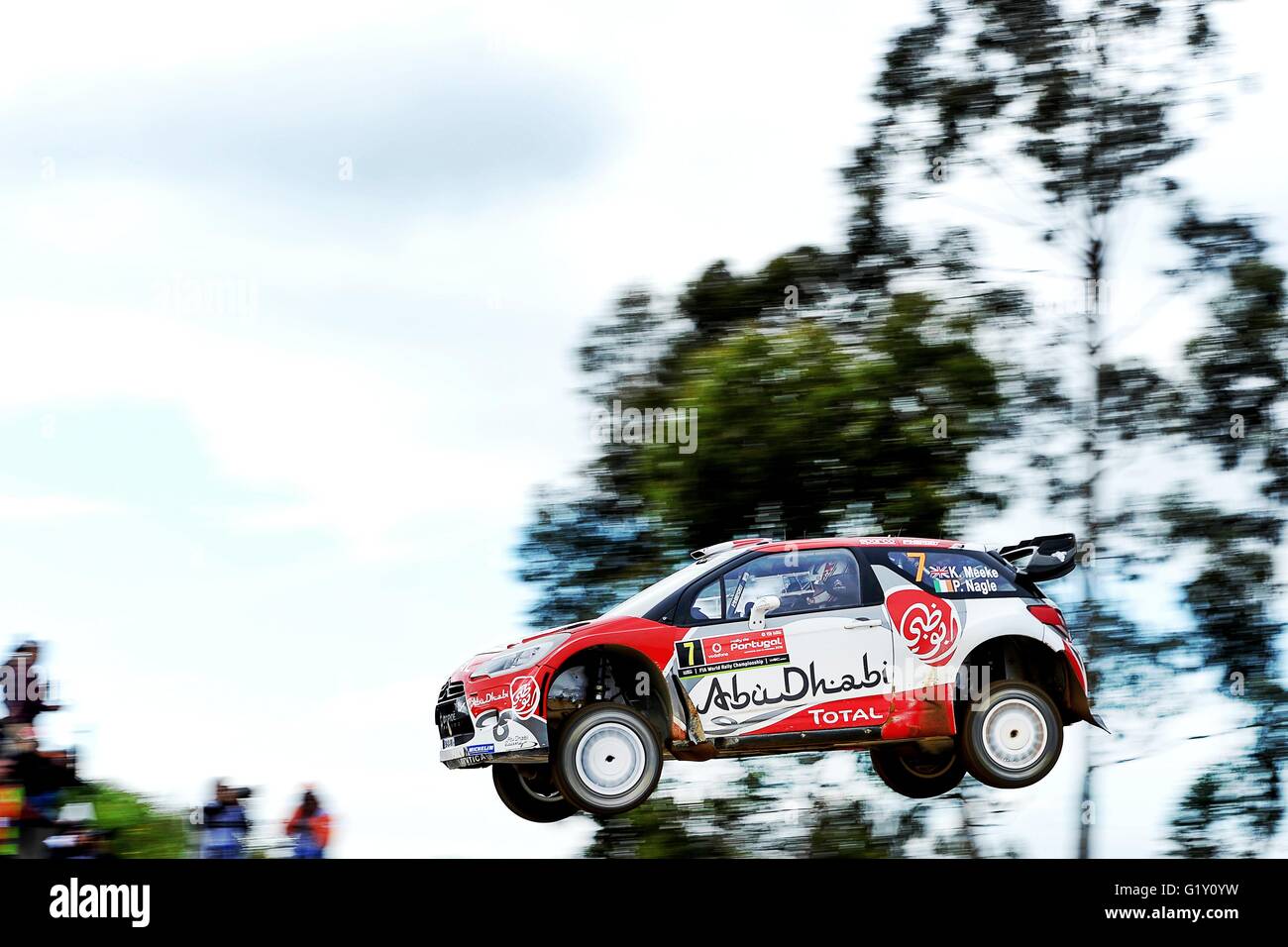 Baltar, Portugal. 19. Mai 2016. Die WRC Rallye Portugal, 4,61 km Baltar Test während der Eröffnung Shakedown Test. Kris Meeke (GBR) – Paul Nagle (IRL) - Citroen DS3 WRC © Aktion Plus Sport/Alamy Live-Nachrichten Stockfoto