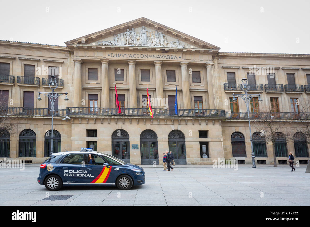 Camino de Santiago - pilgern zu Fuß von St. Jean Pied du Port, Frankreich nach Burgos, Spanien. Stockfoto