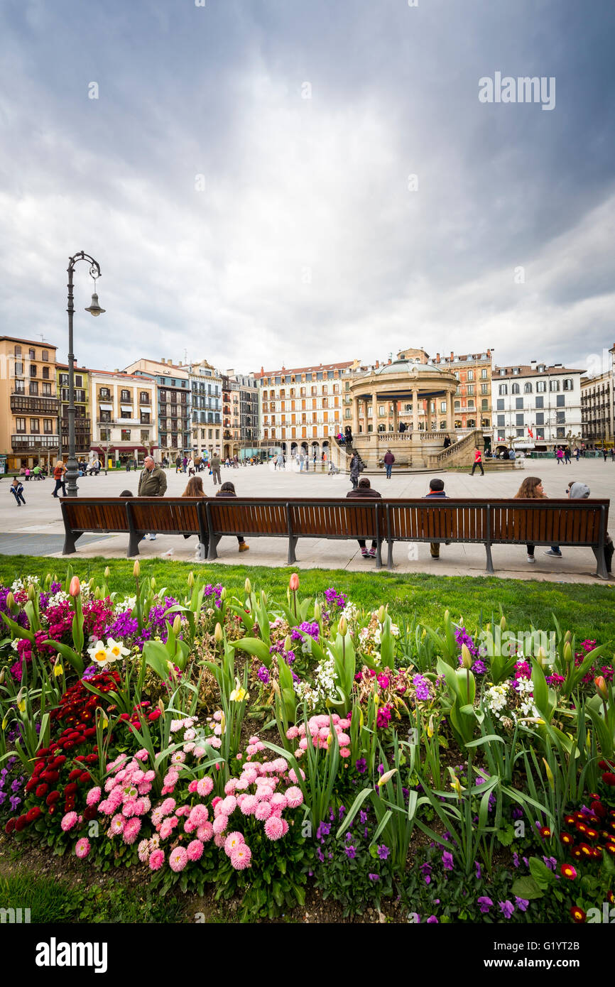 Camino de Santiago - pilgern zu Fuß von St. Jean Pied du Port, Frankreich nach Burgos, Spanien. Stockfoto