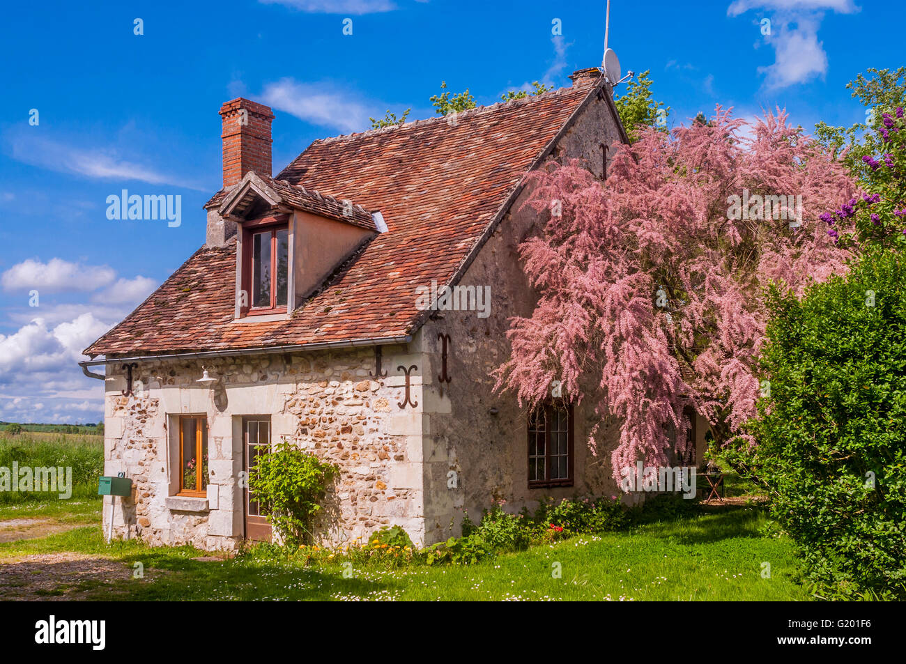 Landhaus / Ferienhaus - Frankreich Urlaub. Stockfoto