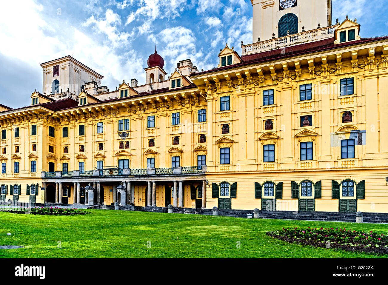 Palast des Fürsten Esterhazy, Eisenstadt, Österreich, Burgenland; Palast der Fürsten Esterhazy, Eisenstadt, Österreich Stockfoto