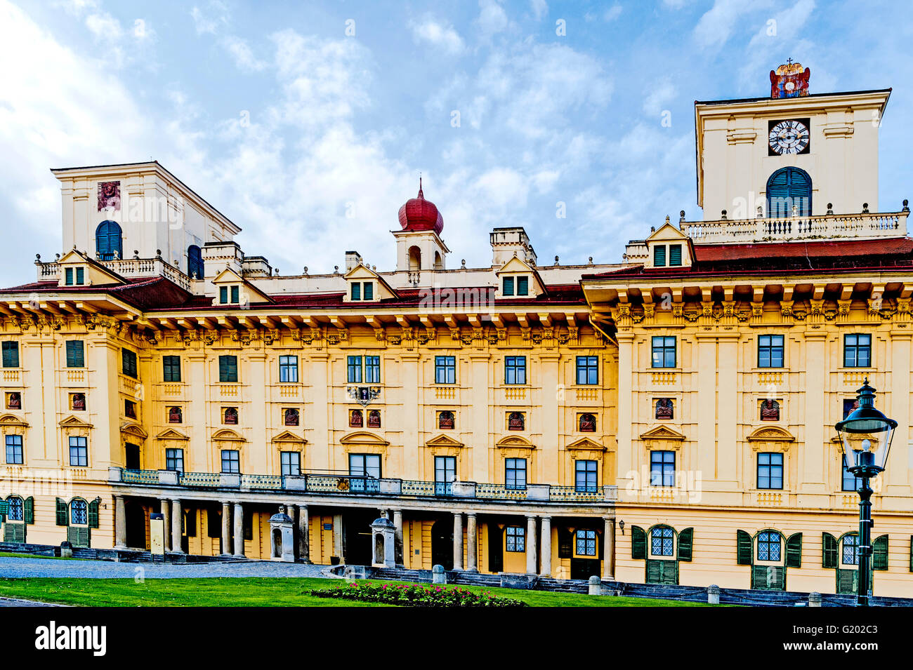 Palast des Fürsten Esterhazy, Eisenstadt, Österreich, Burgenland; Palast der Fürsten Esterhazy, Eisenstadt, Österreich Stockfoto