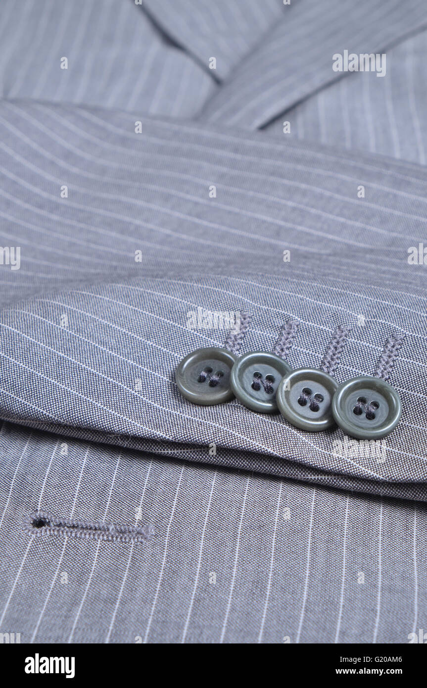 Klassisch grau gestreiften Anzug. Mode und Klassik-trends Stockfoto