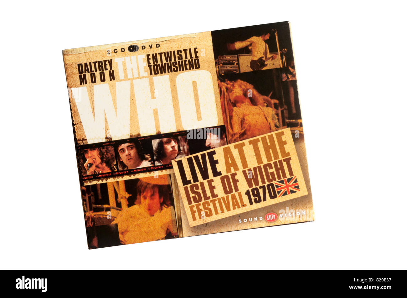 Live auf der Isle Of Wight Festival war ein live-Album von The Who, Isle Of Wight Festival 1970 aufgezeichnet, und 1996 veröffentlicht Stockfoto