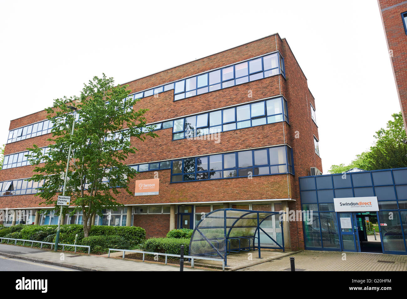 Borough Council Civic Offices Beckhampton Street Wiltshire UK Stockfoto