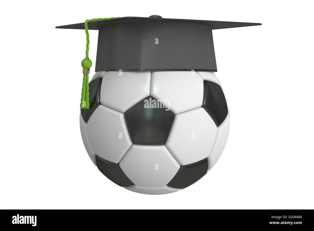 Sport-Ausbildung-Konzept, 3D-Rendering isolierten auf weißen Hintergrund Stockfoto