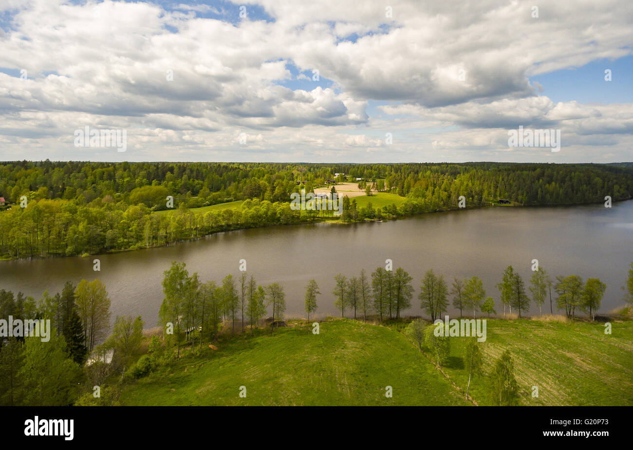 Nuuksio Naturschutzgebiet, Espoo, Finnland Stockfoto