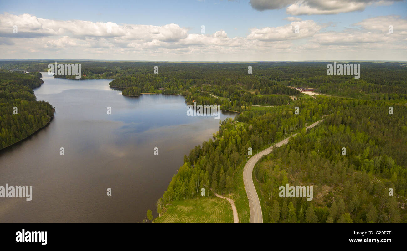 Nuuksio Naturschutzgebiet, Espoo, Finnland Stockfoto