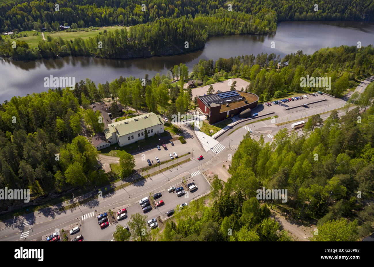 Finnische Natur-Mitte, Nuuksio, Finnland Stockfoto
