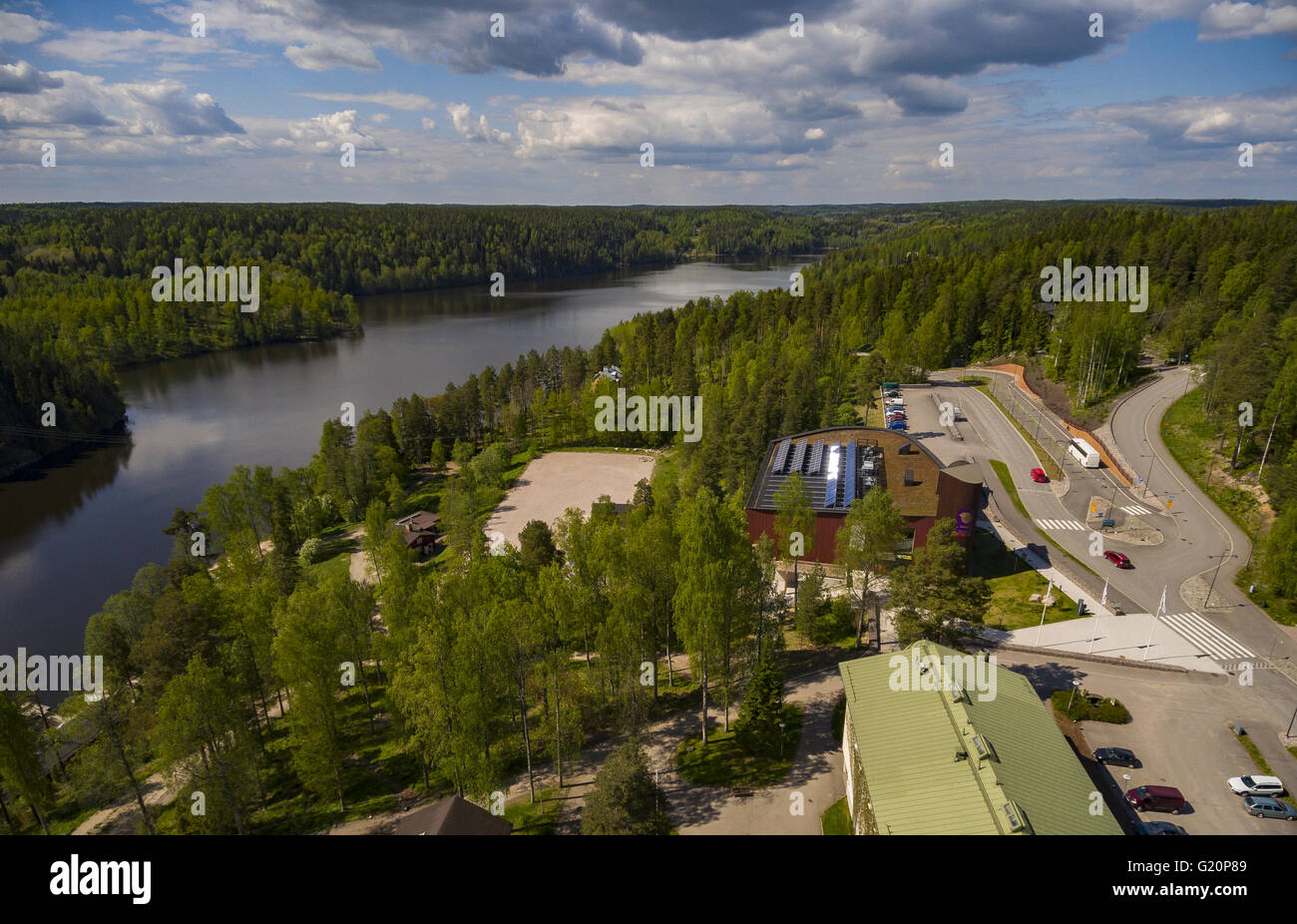 Finnische Natur-Mitte, Nuuksio, Finnland Stockfoto