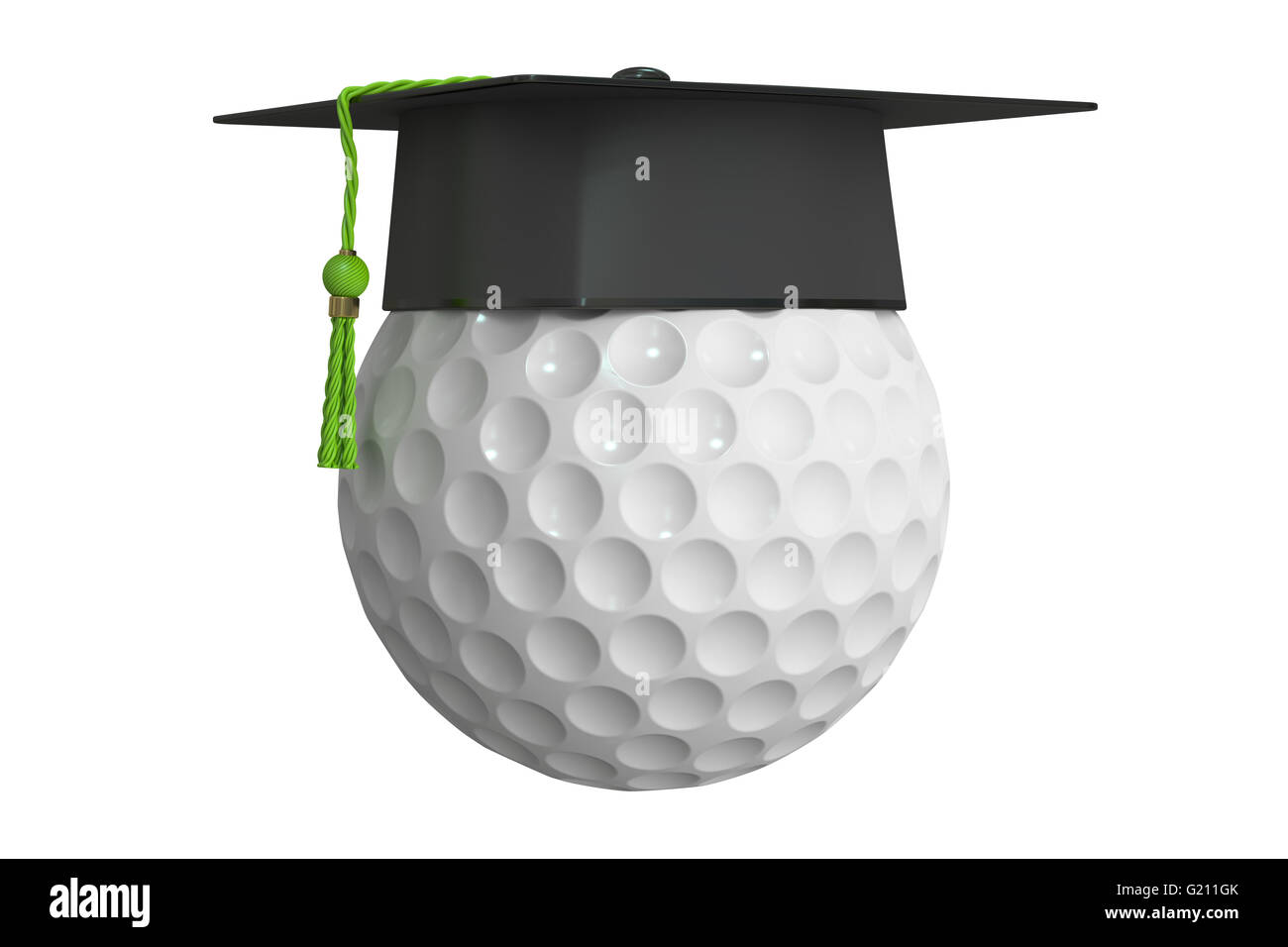 Sport-Ausbildung-Konzept, 3D-Rendering isolierten auf weißen Hintergrund Stockfoto