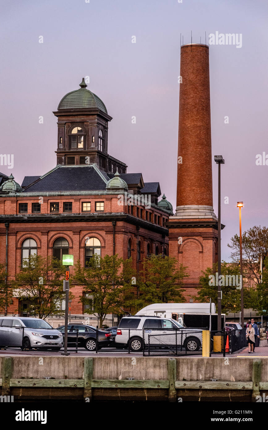 Östliche Allee Pumping Station, Baltimore Public Works Museum Innenhafen, Baltimore, MD Stockfoto