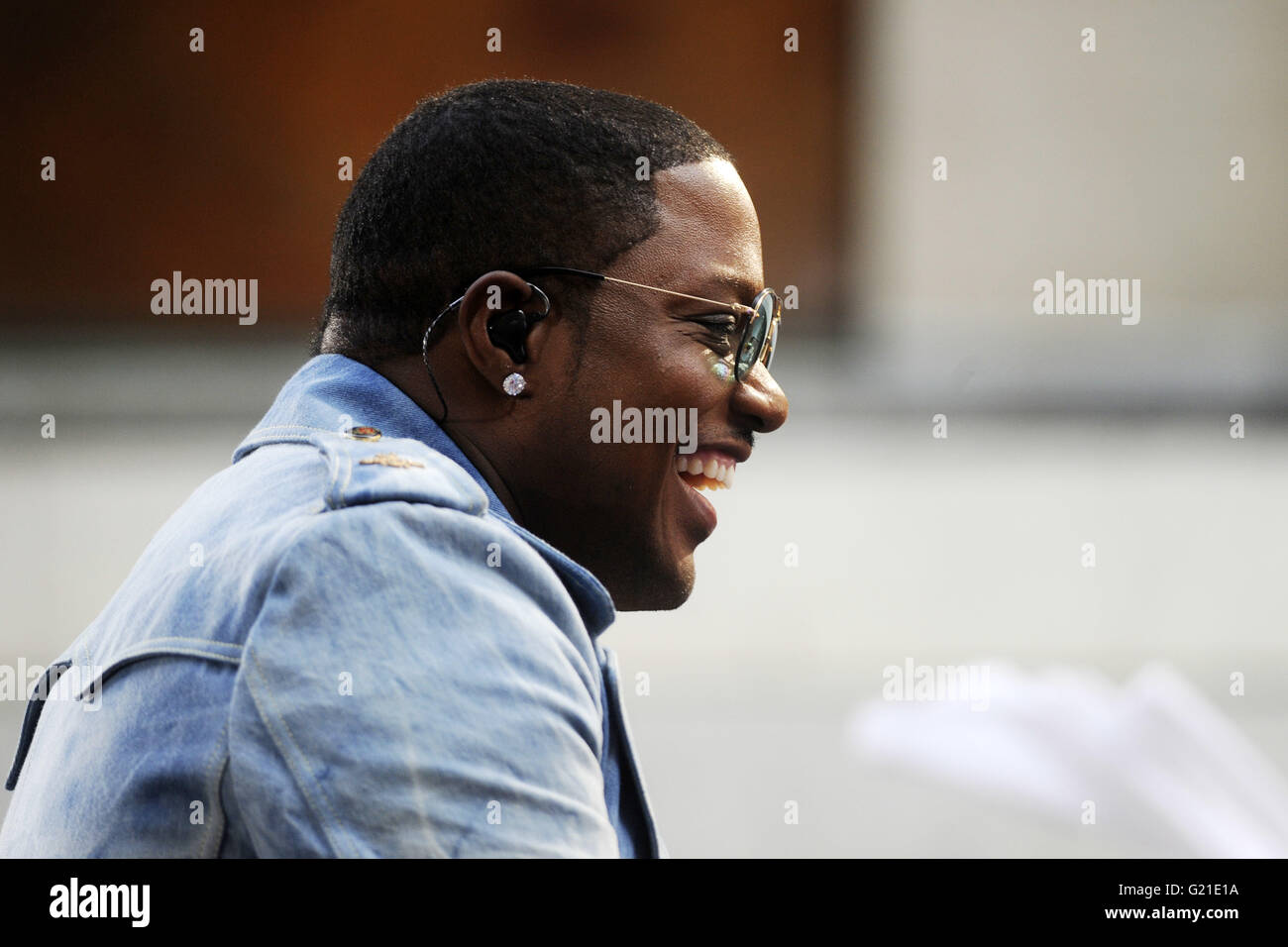 New York City. 20. Mai 2016. Mase führt 20. Mai 2016 auf NBC "Today" am Rockefeller Plaza in New York City. | Nutzung weltweit © Dpa/Alamy Live-Nachrichten Stockfoto
