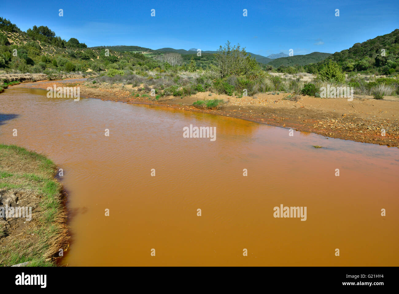 Rio Piscinas, Arbus, Costa Verde, Sardinien, Italien Stockfoto