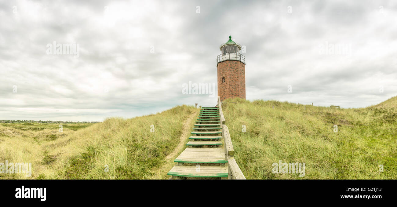 Rotes Kliff Leuchtturm Kampen, Sylt, Schleswig-Holstein, Deutschland,  Europa Stockfotografie - Alamy