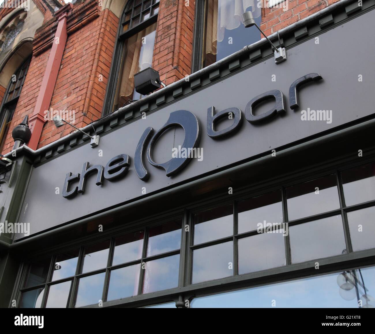 Die O Bar am Broad Street, Birmingham Stockfoto