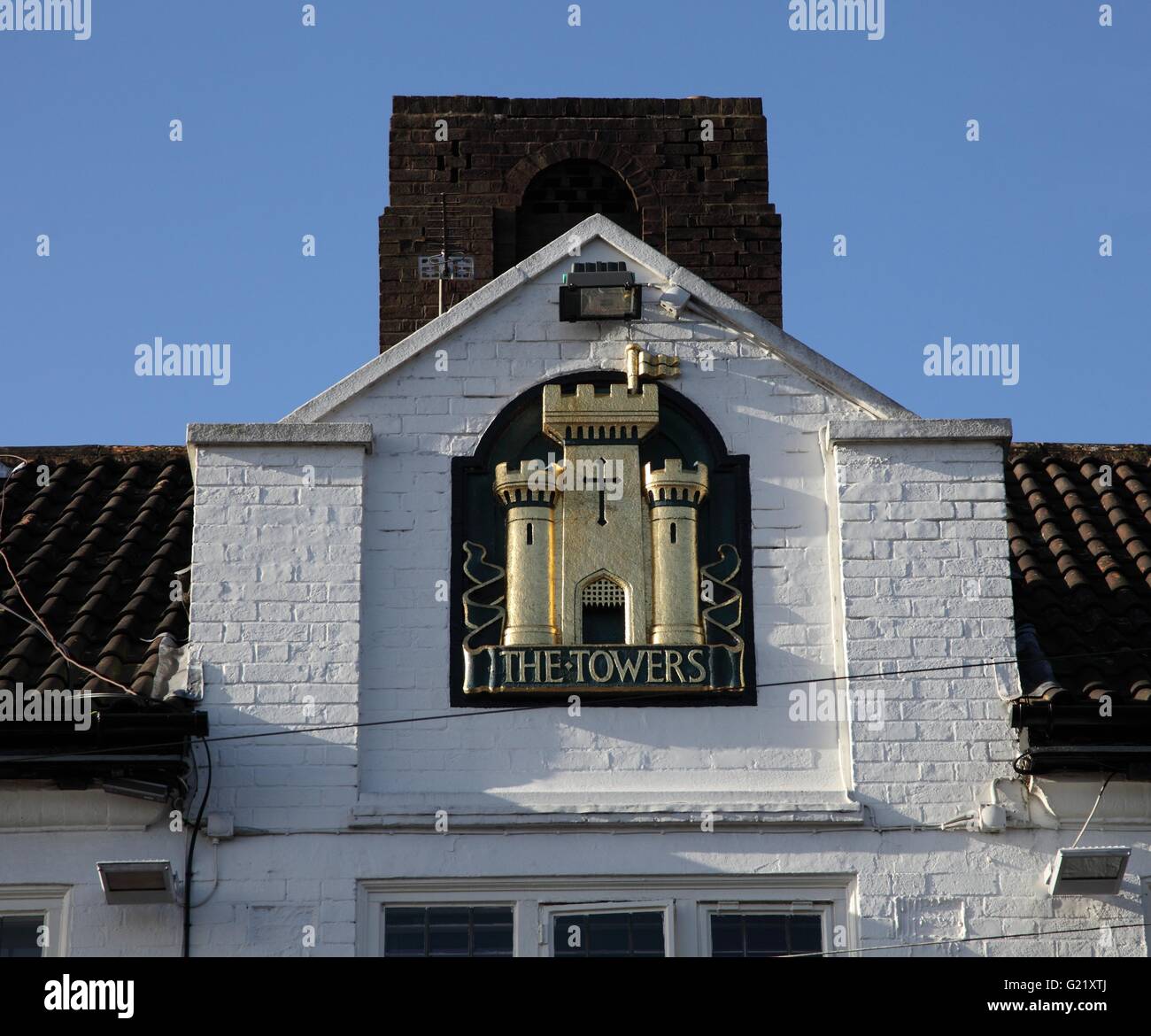 Die Türme Kneipe in Walsall Road, Birmingham Stockfoto