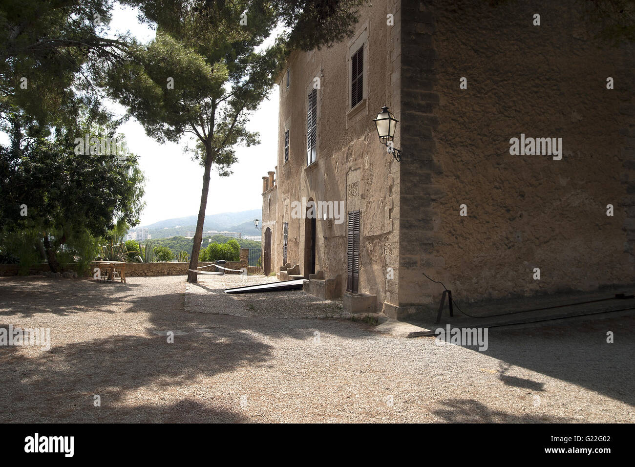 Fundació Pilar ich Joan Miró Mallorca, 3/4-Ansicht des Hauses der Künstler, Kunst, Museum, Joan Mirò, Palma De Mallorca, Spanien Stockfoto