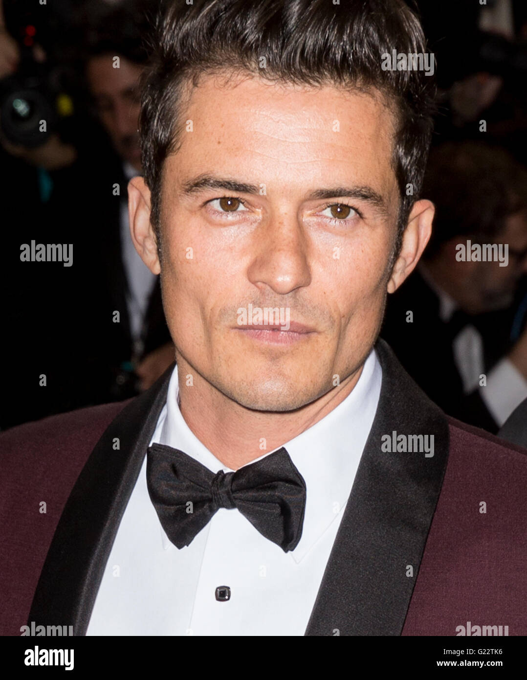 New York City, USA - 2. Mai 2016: Schauspieler Orlando Bloom besucht die 2016 Met Gala Stockfoto