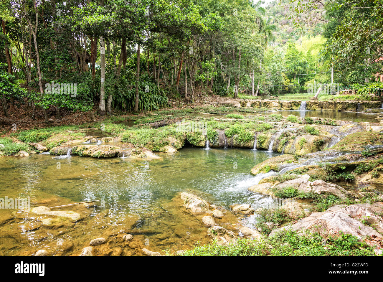 Naturpool in Rio San Juan, Las Terrazas, Kuba Stockfoto