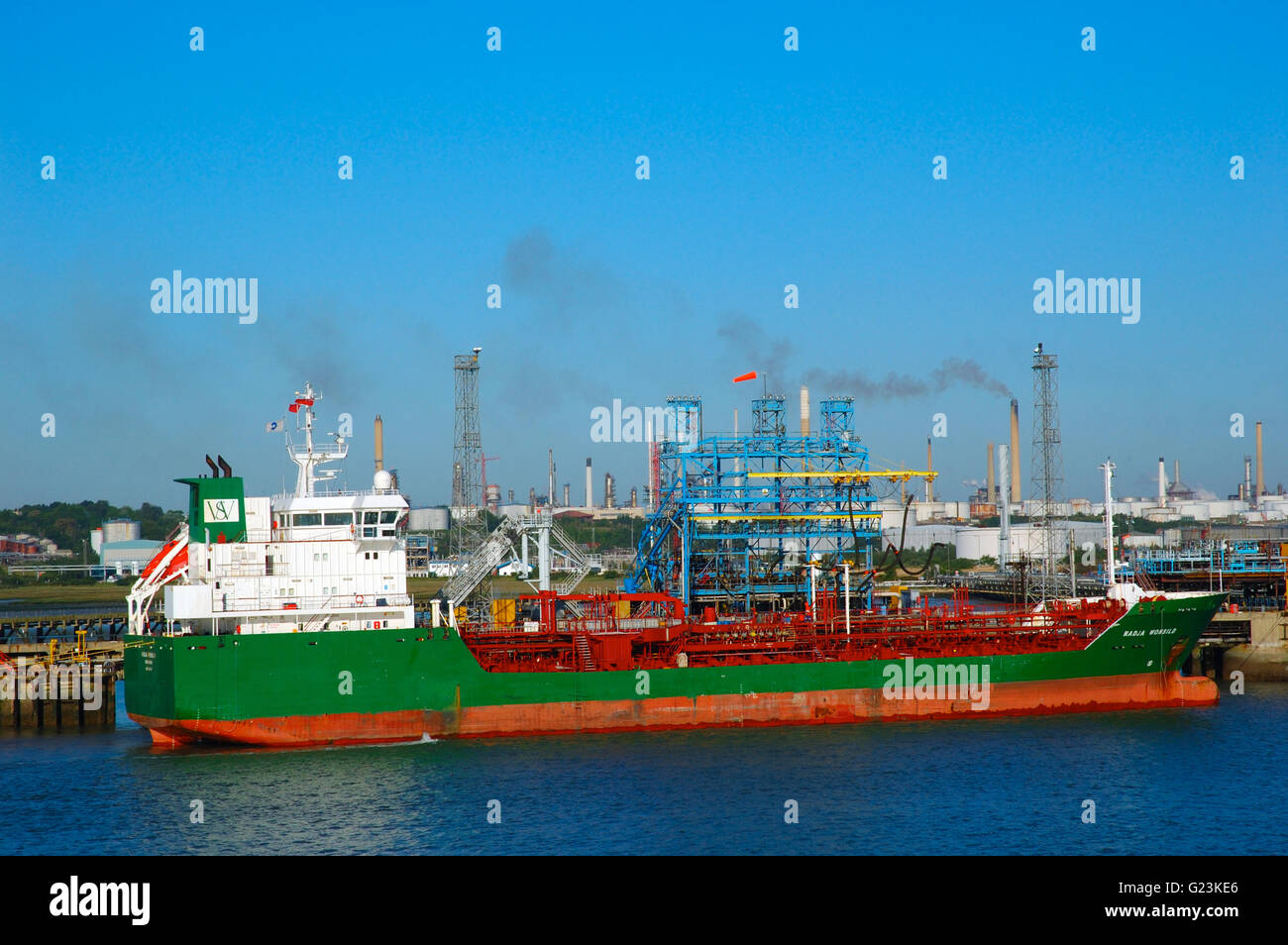 Ölraffinerie, Fawley, Southampton, Southampton, Hampshire, England Stockfoto