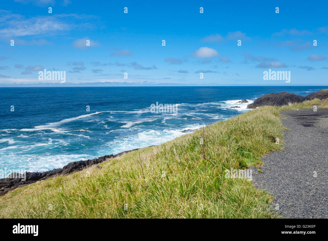 Pazifischen Ozean blue sky Stockfoto