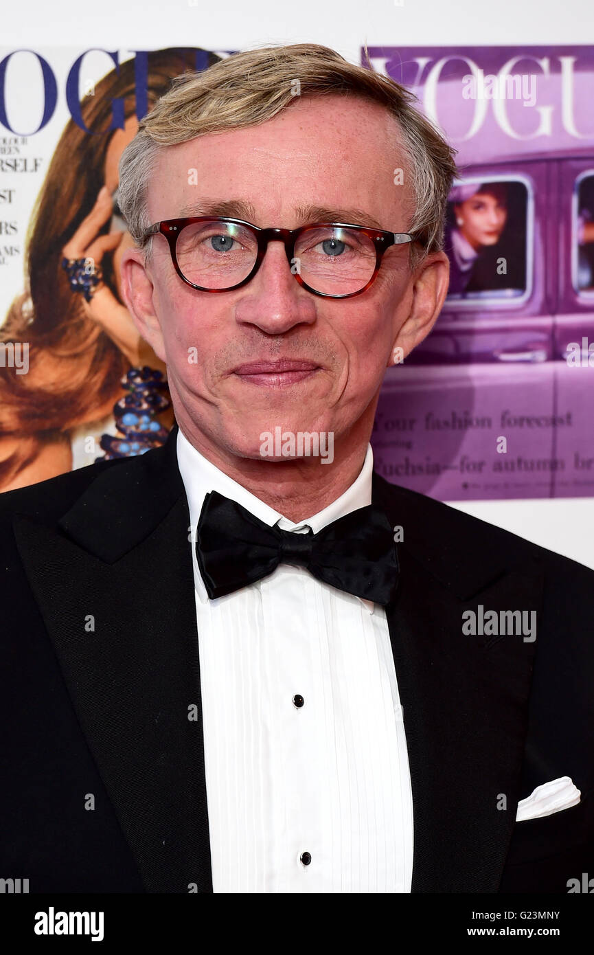 Jasper Conran Teilnahme an The Vogue-100-Gala-Dinner im Osten Albert Lawn, Kensington Gardens, London. PRESSEVERBAND Foto. Bild Datum: Montag, 23. Mai 2016. Bildnachweis sollte lauten: Ian West/PA Wire Stockfoto