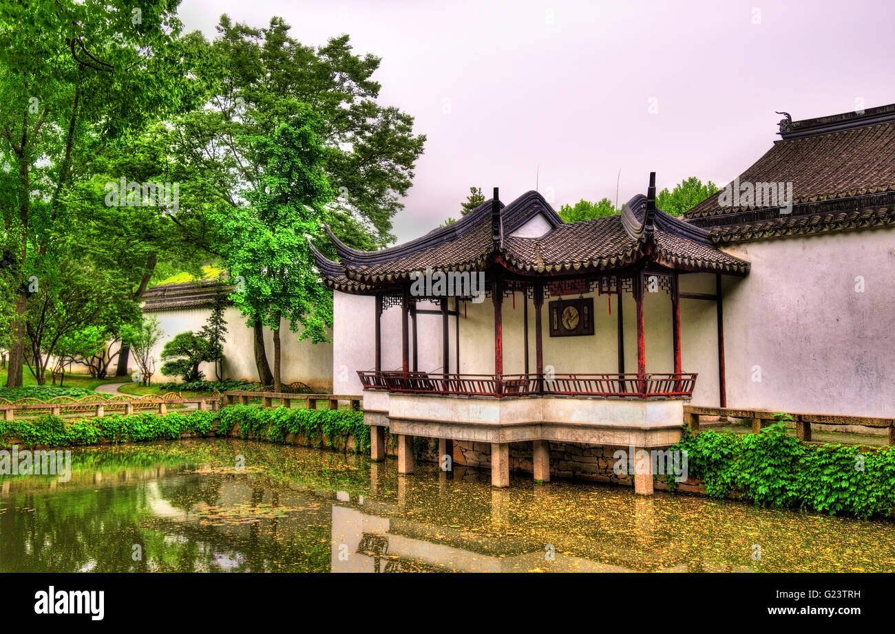 Humble Administrators Garden, der größte Garten in Suzhou Stockfoto