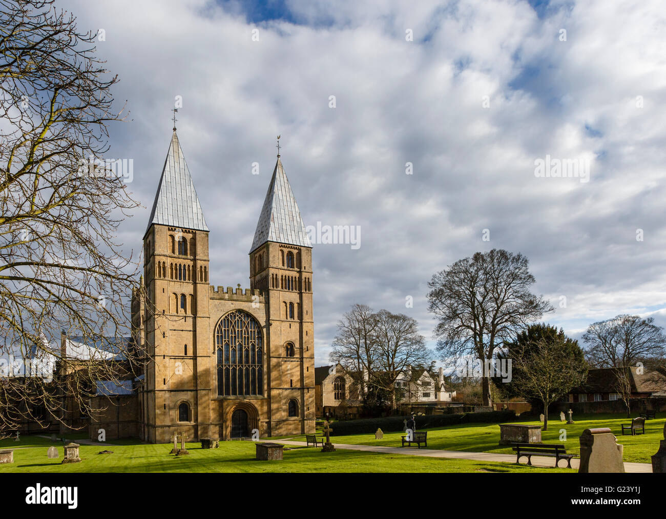 Southwell Minster, Nottinghamshire Stockfoto