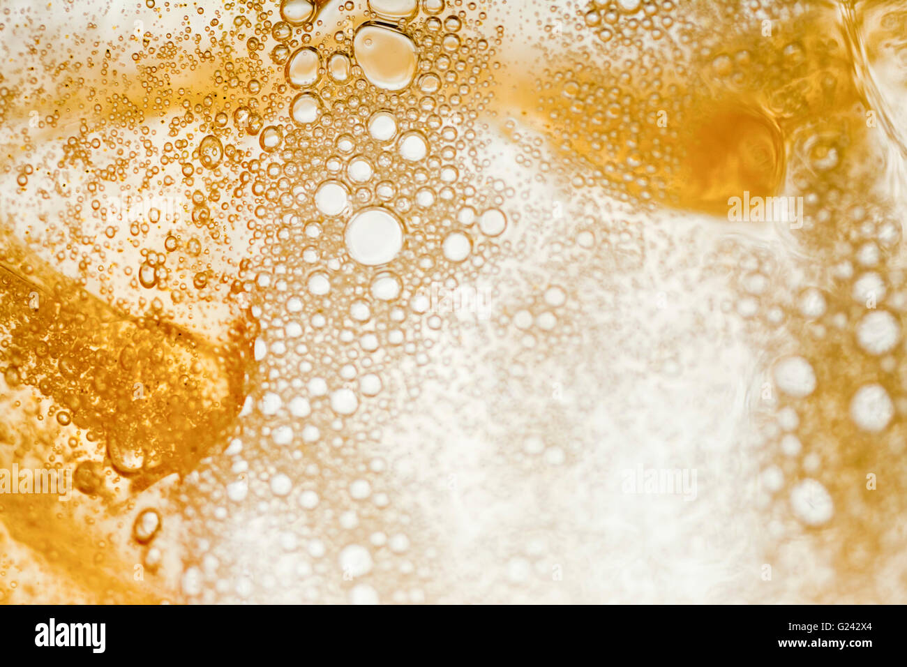 Luftblasen-Hintergrund Stockfoto