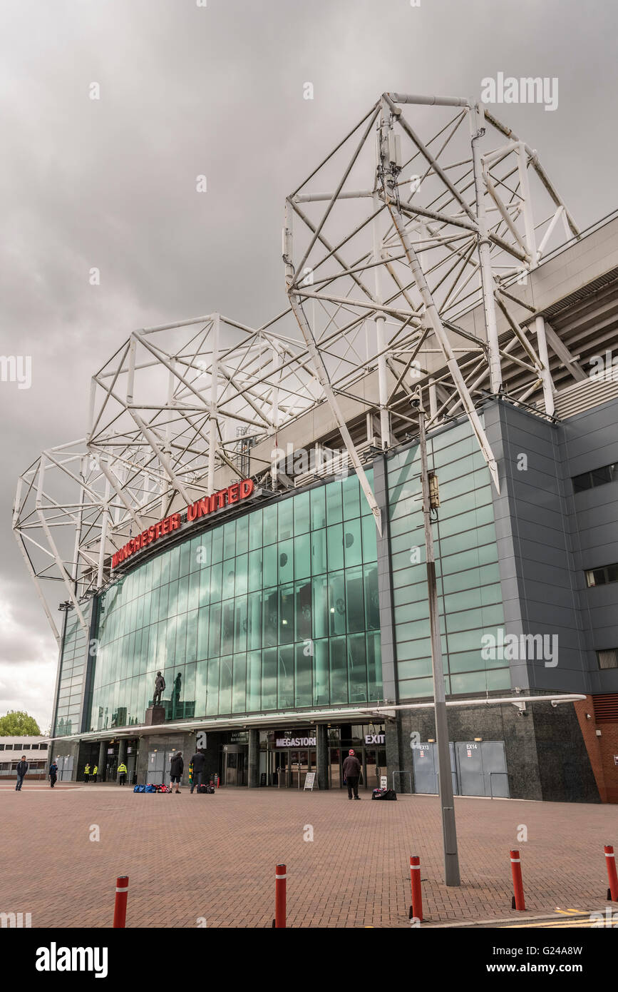 Manchester United Fußball Boden Old Trafford. Stadion Stockfoto