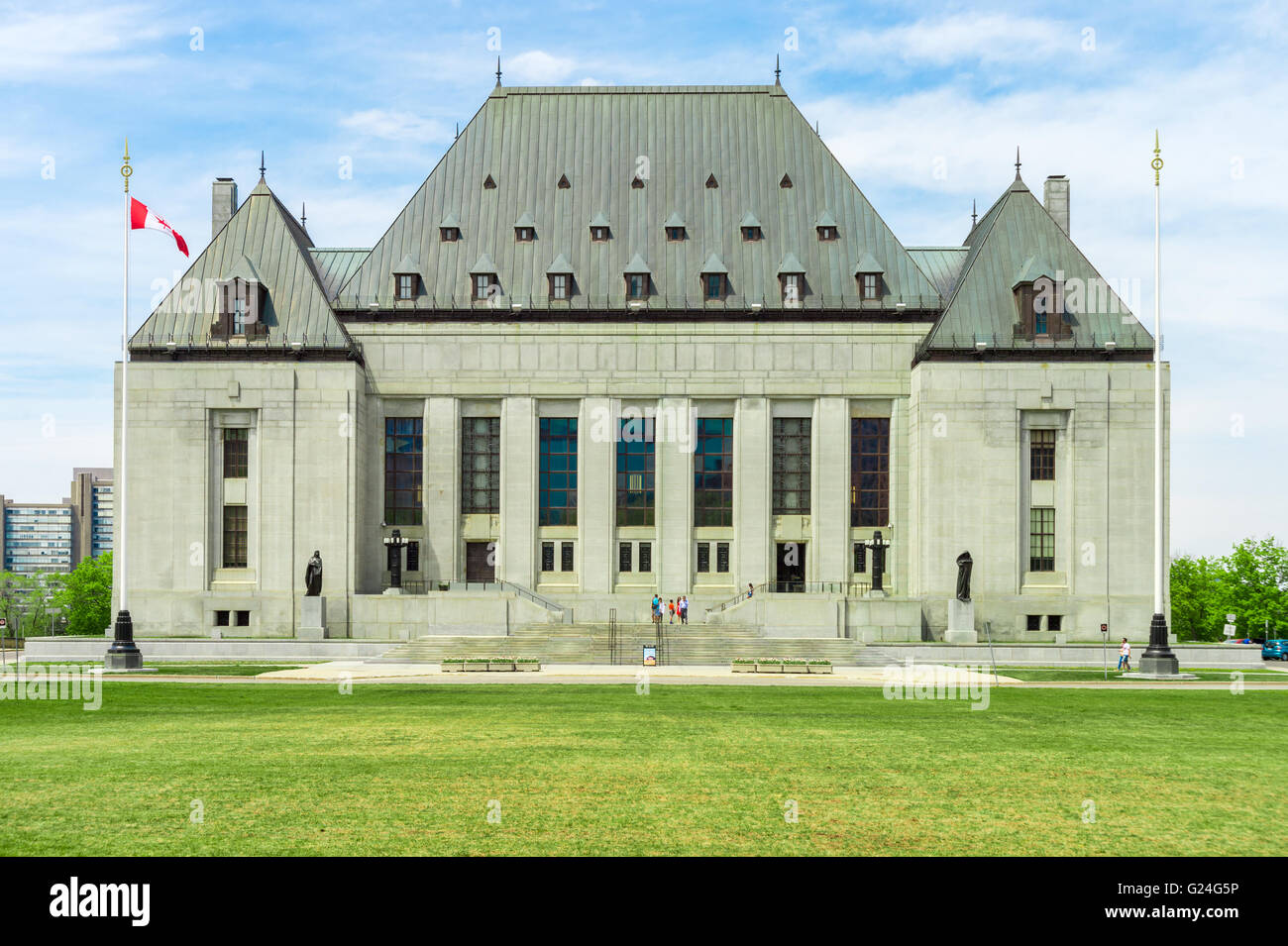 Der oberste Gerichtshof von Kanada in Ottawa. Stockfoto